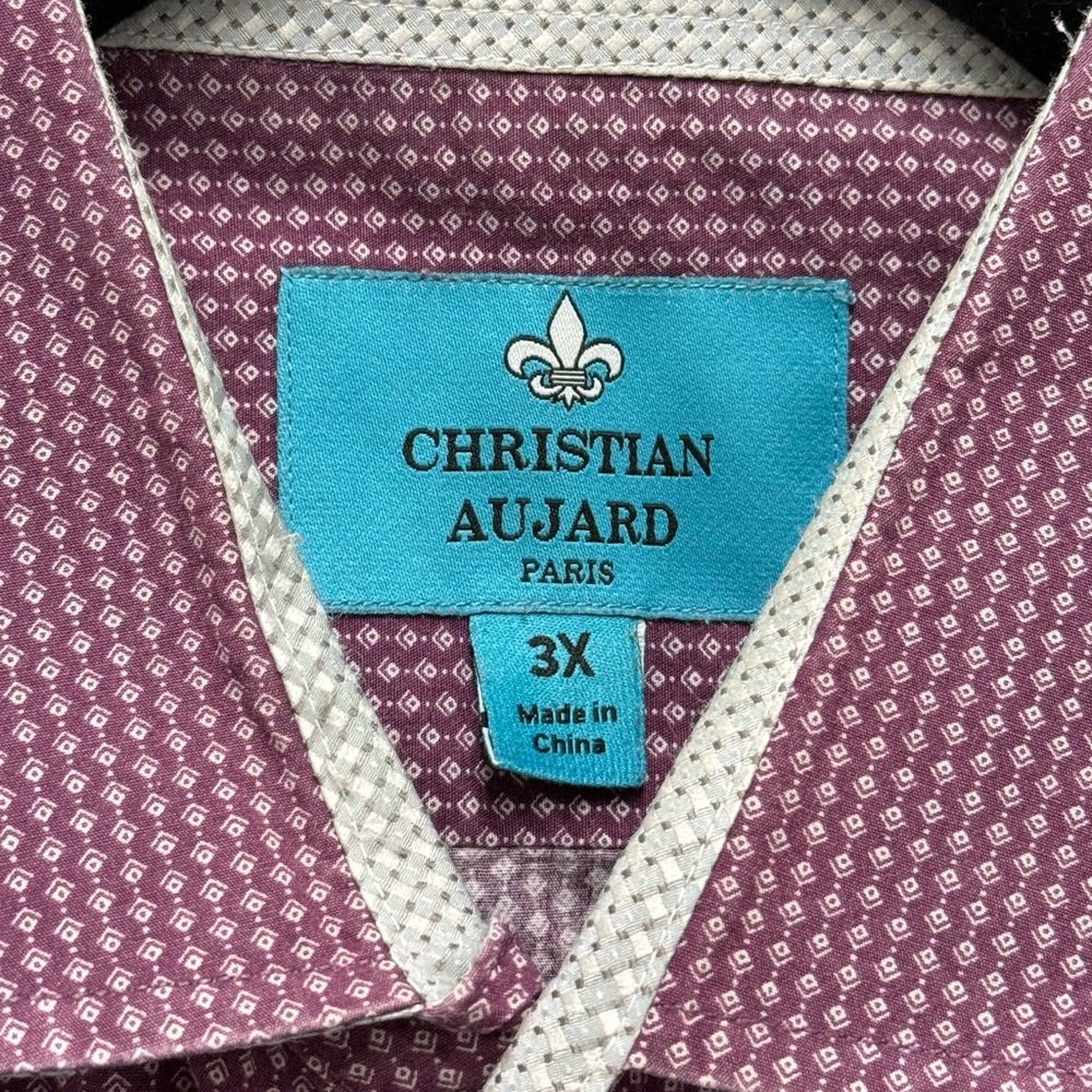Men’s Christian Aujard Size 3X Dress Shirt - Picture 3 of 3